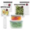 ZWILLING Fresh & Save 7-pc Vacuum Sealer Machine Starter Set, Sous Vide Bags, Meal prep, Airtight Containers